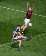 31 July 2016; Michael Quinlivan of Tipperary in action against Declan Kyne of Galway during the GAA Football All-Ireland Senior Championship Quarter-Final match between Galway and Tipperary at Croke Park in Dublin. Photo by Daire Brennan/Sportsfile