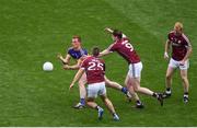 31 July 2016; George Hannigan of Tipperary in action against Galway players, left to right, Patrick Sweeney, Thomas Flynn, and Declan Kyne, during the GAA Football All-Ireland Senior Championship Quarter-Final match between Galway and Tipperary at Croke Park in Dublin. Photo by Daire Brennan/Sportsfile