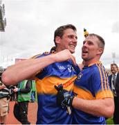 31 July 2016; Tipperary's Conor Sweeney, left, and Peter Acheson celebrate after the GAA Football All-Ireland Senior Championship Quarter-Final match between Galway and Tipperary at Croke Park in Dublin. Photo by Piaras Ó Mídheach/Sportsfile