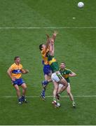 31 July 2016; Bryan Sheehan of Kerry in action against Gary Brennan of Clare during the GAA Football All-Ireland Senior Championship Quarter-Final match between Clare and Kerry at Croke Park in Dublin. Photo by Daire Brennan/Sportsfile