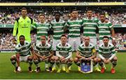 30 July 2016; The Glasgow Celtic team ahead of the International Champions Cup match between Glasgow Celtic and Barcelona at the Aviva Stadium in Dublin. Photo by Seb Daly/Sportsfile