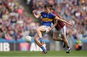 31 July 2016; Michael Quinlivan of Tipperary  in action against David Wynne of Galway  during the GAA Football All-Ireland Senior Championship Quarter-Final match between Galway and Tipperary at Croke Park in Dublin. Photo by Eóin Noonan/Sportsfile
