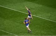 31 July 2016; Conor Sweeney, right, and Bill Maher of Tipperary celebrate after Sweeney scored his side's second goal during the GAA Football All-Ireland Senior Championship Quarter-Final match between Galway and Tipperary at Croke Park in Dublin. Photo by Daire Brennan/Sportsfile