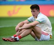 30 July 2016; A dejected Tadhg Corkery of Cork after the Electric Ireland GAA Football All-Ireland Minor Championship Quarter-Final match between Donegal and Cork at Croke Park in Dublin. Photo by Oliver McVeigh/Sportsfile