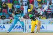31 July 2016; Rovman Powell bats during Match 30 of the Hero Caribbean Premier League match between Jamaica Tallawahs v St Lucia Zouks at Central Broward Stadium in Lauderhill, Florida, United States of America. Photo Ashley Allen/Sportsfile