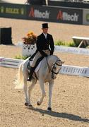 30 September 2010; Mark Kyle, Ireland, on Step In Time, during the Dressage, Part 1, in FEI World Eventing Championship at the 2010 Alltech FEI World Equestrian Games. Kentucky Horse Park, Lexington, Kentucky, USA. Picture credit: Ray McManus / SPORTSFILE