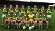 4 August 2001; The Kerry team prior to the Bank of Ireland All-Ireland Football Championship Quarter-Final match between Dublin and Kerry at Semple Stadium in Thurles, Tipperary. Photo by Ray McManus/Sportsfile