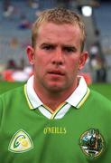 5 August 2001; Kerry captain Michael Slattery prior to the Allianz National Hurling League Division 2 Final match between Kerry and Westmeath at Croke Park in Dublin. Photo by Pat Murphy/Sportsfile
