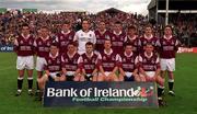 4 August 2001; The Galway senior football team prior to the Bank of Ireland All-Ireland Senior Football Championship Quarter-Final match between Galway and Roscommon at MacHale Park in Castlebar, Mayo. Photo by Aoife Rice/Sportsfile
