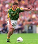 5 August 2001; Trevor Giles of Meath takes a free during the Bank of Ireland All-Ireland Senior Football Championship Quarter-Final match between Meath and Westmeath at Croke Park in Dublin. Photo by Aoife Rice/Sportsfile