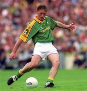 5 August 2001; Trevor Giles of Meath takes a free during the Bank of Ireland All-Ireland Senior Football Championship Quarter-Final match between Meath and Westmeath at Croke Park in Dublin. Photo by Aoife Rice/Sportsfile