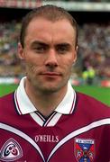 5 August 2001; Westmeath captain Ger Heavin prior to the Bank of Ireland All-Ireland Senior Football Championship Quarter-Final match between Meath and Westmeath at Croke Park in Dublin. Photo by Pat Murphy/Sportsfile