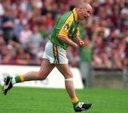 5 August 2001; Ollie Murphy of Meath celebrates scoring his side's first goal during the Bank of Ireland All-Ireland Senior Football Championship Quarter-Final match between Meath and Westmeath at Croke Park in Dublin. Photo by Pat Murphy/Sportsfile