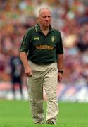 5 August 2001; Meath manager Seán Boylan during the Bank of Ireland All-Ireland Senior Football Championship Quarter-Final match between Meath and Westmeath at Croke Park in Dublin. Photo by Aoife Rice/Sportsfile