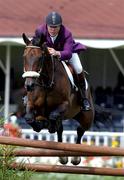 9 August 2001; Prince of Wales, with Michael Whitaker up, on his way to winning the Kerrygold International during the Kerrygold International at the Kerrygold Horse Show at the RDS in Dublin. Photo by Matt Browne/Sportsfile