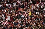 11 August 2001; Westmeath supporters during the Bank of Ireland All-Ireland Senior Football Championship Quarter-Final Replay match between Meath and Westmeath at Croke Park in Dublin. Photo by Aoife Rice/Sportsfile