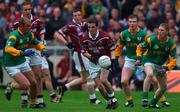 11 August 2001; Fergal Murray of Westmeath in action against John McDermott of Meath during the Bank of Ireland All-Ireland Senior Football Championship Quarter-Final Replay match between Meath and Westmeath at Croke Park in Dublin. Photo by Matt Browne/Sportsfile