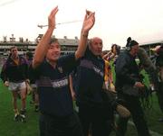 12 August 2001; Wexford manager Tony Dempsey after the drawn Guinness All-Ireland Senior Hurling Championship Semi-Final match between Wexford and Tipperary at Croke Park in Dublin. Photo by Damien Eagers/Sportsfile