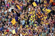 12 August 2001; Wexford supporters during the Guinness All-Ireland Senior Hurling Championship Semi-Final match between Wexford and Tipperary at Croke Park in Dublin. Photo by Damien Eagers/Sportsfile