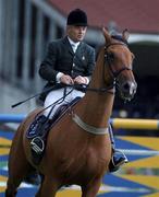 8 August 2001; Paul Darragh on Jerome during the Kerrygold Welcome Stakes at the Kerrygold Horse Show at the RDS in Dublin. Photo by Matt Browne/Sportsfile