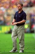 12 August 2001; Tipperary manager Nicky English during the Guinness All-Ireland Senior Hurling Championship Semi-Final match between Wexford and Tipperary at Croke Park in Dublin. Photo by Damien Eagers/Sportsfile