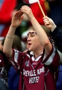 11 August 2001; A Westmeath supporter during the Bank of Ireland All-Ireland Senior Football Championship Quarter-Final Replay match between Meath and Westmeath at Croke Park in Dublin. Photo by Aoife Rice/Sportsfile