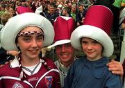 11 August 2001; Westmeath supporters during the Bank of Ireland All-Ireland Senior Football Championship Quarter-Final Replay match between Meath and Westmeath at Croke Park in Dublin. Photo by Matt Browne/Sportsfile