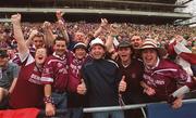 11 August 2001; Westmeath supporters at the Bank of Ireland All-Ireland Senior Football Championship Quarter-Final Replay match between Meath and Westmeath at Croke Park in Dublin. Photo by Matt Browne/Sportsfile