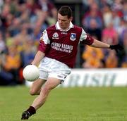 4 August 2001; Declan Meehan of Galway  during the Bank of Ireland All-Ireland Senior Football Championship Quarter-Final match between Galway and Roscommon at MacHale Park in Castlebar, Mayo. Photo by Matt Browne/Sportsfile