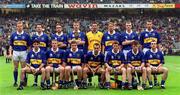 18 August 2001; Tipperary senior hurling team prior to the Guinness All-Ireland Senior Hurling Championship Semi-Final Replay match between Wexford and Tipperary at Croke Park in Dublin. Photo by Ray McManus/Sportsfile