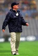 18 August 2001; Tipperary manager Nicky English during the Guinness All-Ireland Senior Hurling Championship Semi-Final Replay match between Wexford and Tipperary at Croke Park in Dublin. Photo by Ray McManus/Sportsfile