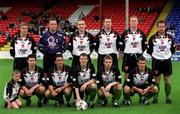 20 August 2001; The Dundalk team prior to the eircom League Premier Division match between Shamrock Rovers and Dundalk at Tolka Park in Dublin. Photo by David Maher/Sportsfile