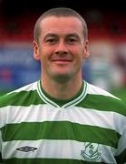 20 August 2001; Thomas Dunne during a Shamrock Rovers squad portraits session at Tolka Park in Dublin. Photo by David Maher/Sportsfile
