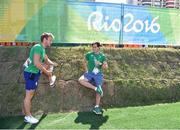 1 August 2016; Rowers Gary O'Donovan, left, and his brother Paul O'Donovan of Ireland relax in the Olympic Village ahead of the start of the 2016 Rio Summer Olympic Games in Rio de Janeiro, Brazil. Photo by Brendan Moran/Sportsfile