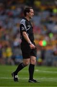 30 July 2016; Referee Jerome Henry during the Electric Ireland GAA Football All-Ireland Minor Championship Quarter-Final match between Donegal and Cork at Croke Park in Dublin. Photo by Ray McManus/Sportsfile