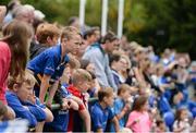 2 August 2016; A young supporter watches on during Leinster Rugby Open Training Session at Greystones RFC, Dr. Hickey Park in Greystones, Co. Wicklow. Photo by Seb Daly/Sportsfile