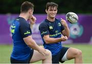 2 August 2016; Leinster's Tom Daly, right, during Leinster Rugby Open Training Session at Greystones RFC, Dr. Hickey Park in Greystones, Co. Wicklow. Photo by Seb Daly/Sportsfile
