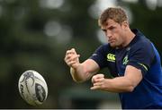 2 August 2016; Leinster's Jamie Heaslip during Leinster Rugby Open Training Session at Greystones RFC, Dr. Hickey Park in Greystones, Co. Wicklow. Photo by Seb Daly/Sportsfile