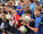 2 August 2016; Supporters await the chance to get items signed during Leinster Rugby Open Training Session at Greystones RFC, Dr. Hickey Park in Greystones, Co. Wicklow. Photo by Seb Daly/Sportsfile