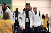 2 August 2016; Joffrey Lauvergne of the France men's basketball team arrives at Rio de Janeiro International Airport ahead of the start of the 2016 Rio Olympic Games in Rio de Janeiro, Brazil. Photo by Stephen McCarthy/Sportsfile