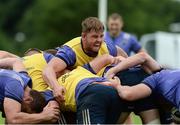 3 August 2016; Dave Foley of Munster competes in a maul during Munster Rugby Squad Training at University of Limerick in Limerick. Photo by Diarmuid Greene/Sportsfile