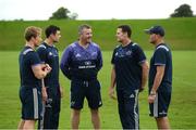 3 August 2016; Members of the Munster coaching team, from left to right, scrum coach Jerry Flannery, technical coach Felix Jones, head coach Anthony Foley, director of rugby Rassie Erasmus, and defence coach Jacques Nienaber during Munster Rugby Squad Training at University of Limerick in Limerick. Photo by Diarmuid Greene/Sportsfile