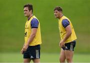 3 August 2016; Colm O'Shea, left, and Dan Goggin of Munster during Munster Rugby Squad Training at University of Limerick in Limerick. Photo by Diarmuid Greene/Sportsfile