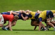 3 August 2016; A general view of a scrum during Munster Rugby Squad Training at University of Limerick in Limerick. Photo by Diarmuid Greene/Sportsfile