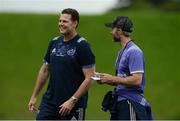 3 August 2016; Munster Director of Rugby Rassie Erasmus, left, and head of fitness Aled Walters in conversation during Munster Rugby Squad Training at University of Limerick in Limerick. Photo by Diarmuid Greene/Sportsfile