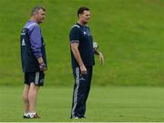 3 August 2016; Munster head coach Anthony Foley, left, and Director of Rugby Rassie Erasmus during Munster Rugby Squad Training at University of Limerick in Limerick. Photo by Diarmuid Greene/Sportsfile