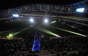 2 October 2010; A general view of the Aviva Stadium after the game as the Leinster team return to the pitch to applaud their supporters. Celtic League, Leinster v Munster, Aviva Stadium, Lansdowne Road, Dublin. Picture credit: Diarmuid Greene / SPORTSFILE