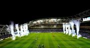 2 October 2010; A general view of the Aviva Stadium as the Leinster team make their way out onto the pitch. Celtic League, Leinster v Munster, Aviva Stadium, Lansdowne Road, Dublin. Picture credit: Diarmuid Greene / SPORTSFILE