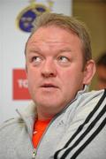 5 October 2010; Munster squad advisor Mick Galwey during a press conference ahead of their Heineken Cup, Pool 3, Round 1, match against London Irish on Saturday. Munster rugby squad training, University of Limerick, Limerick. Picture credit: Diarmuid Greene / SPORTSFILE