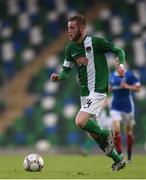 30 June 2016; Kevin O’Connor of Cork City during the UEFA Europa League First Qualifying Round 1st Leg game between Linfield and Cork City at Windsor Park in Belfast. Photo by Ramsey Cardy/Sportsfile